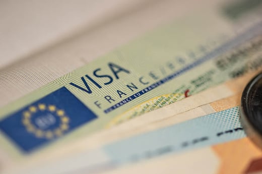 image of french visa