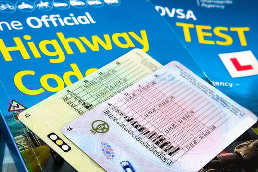 highway code and driving license